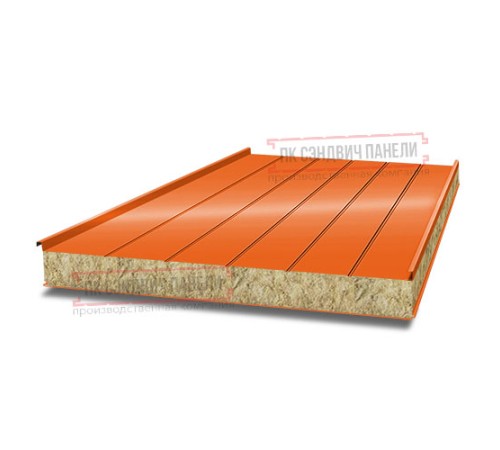 Цена на сэндвич панели с толщиной металла 0.4 мм, полиэстер