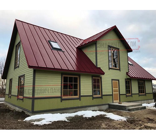 Цена на сэндвич панели с шириной 750 мм, полиэстер