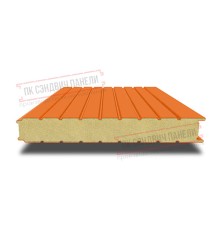 Сэндвич панели стеновые с пенополиизоциануратом, ширина 1200 мм, толщина 60 мм, 0.5/0.5, RAL2004