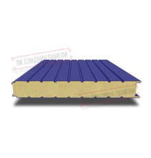 Сэндвич панели стеновые с пенополиизоциануратом, ширина 1000 мм, толщина 300 мм, 0.5/0.5, RAL5002