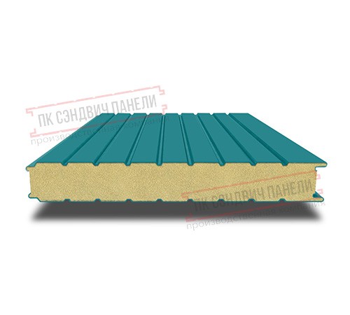 Сэндвич панели стеновые с пенополиуретаном, ширина 1200 мм, толщина 40 мм, 0.5/0.5, RAL5021