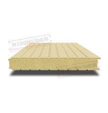 Сэндвич панели стеновые с пенополиуретаном, ширина 1200 мм, толщина 80 мм, 0.5/0.5, RAL1014