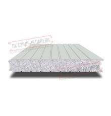 Сэндвич панели стеновые с пенополистиролом, ширина 1200 мм, толщина 200 мм, 0.5/0.5, RAL7035