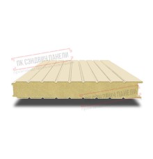 Сэндвич панели стеновые с пенополиизоциануратом, ширина 1200 мм, толщина 250 мм, 0.5/0.5, RAL1015