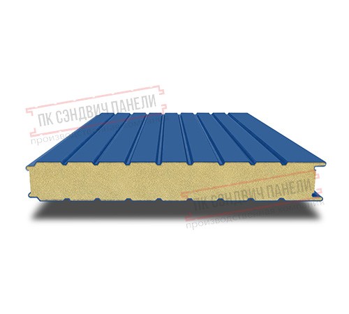 Сэндвич панели стеновые с пенополиуретаном, ширина 1200 мм, толщина 30 мм, 0.5/0.5, RAL5005