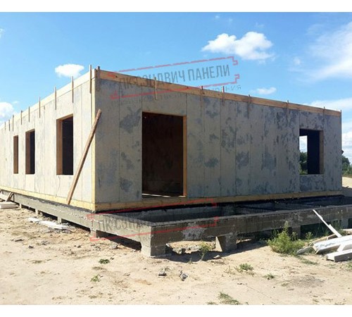 СИП-панель ФЛП ППС 3000 х 600 х 124 мм, цена за панель