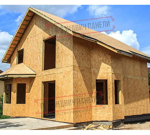 СИП-панель ОСП ППС 2500 х 1250 х 118 мм, цена за панель