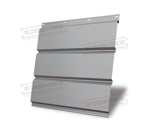 Софит металлический без перфорации 0,4 PE с пленкой RAL 7004 сигнальный серый