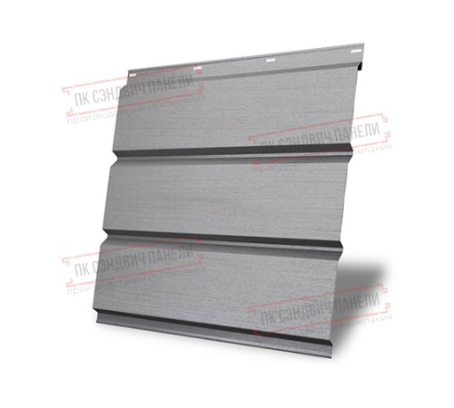 Софит металлический без перфорации 0,45 Print Elite с пленкой Milky Wood