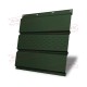Софит металлический центральная перфорация 0,5 GreenCoat Pural matt с пленкой RR 11 темно-зеленый (RAL 6020 хромовая зелень)