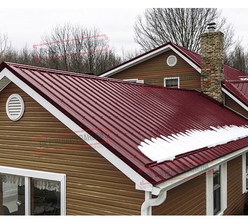 Профнастил ST-15-1175-0.5 Полиэстер Matt RAL 3005