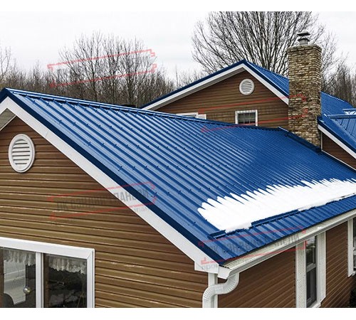 Профнастил ST-15-1175-0.5 Полиэстер RAL 5005