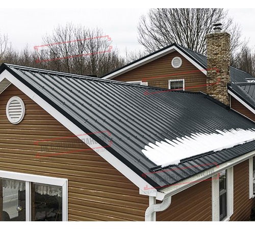 Профнастил ST-15-1175-0.5 Полиэфир RAL 7016