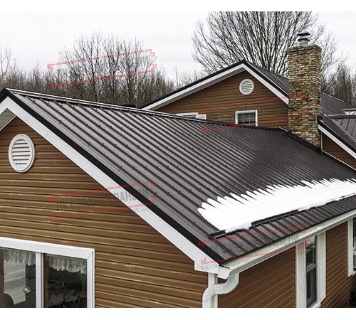 Профнастил ST-15-1175-0.5 Полиэстер RAL RR 32