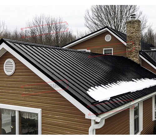 Профнастил ST-15-1175-0.5 Полиэстер Matt RAL 9005