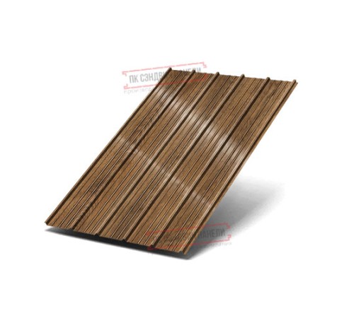 Профнастил ST-15-1175-0.5 Полиэстер Принтек Античный дуб