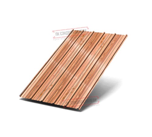 Профнастил ST-15-1175-0.5 Полиэстер Принтек Кедр