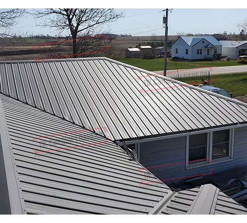 Профнастил ST-15-1175-0.5 Оцинкованный