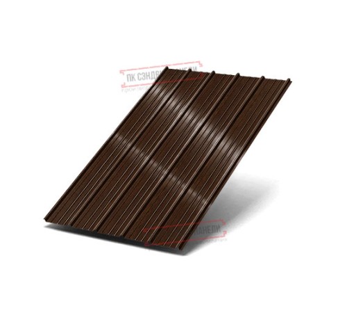 Профнастил ST-15-1175-0.5 Полиэстер Принтек Черное дерево