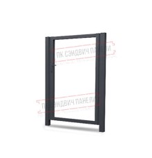 Калитка Жалюзи NoLock 2,0х1 RAL 7024 без заполнения