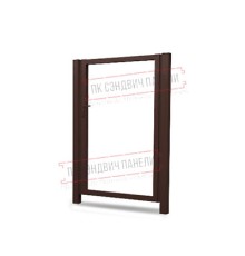 Калитка Жалюзи 2,0х1 RAL 8017 без заполнения