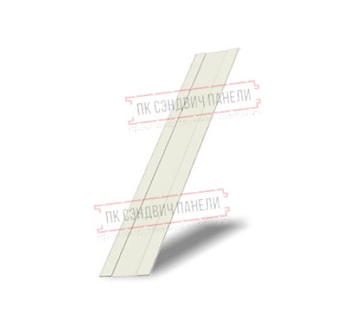 Крепежная планка жалюзи Milan,Tokyo 0,5 Satin с пленкой RAL 9003 сигнальный белый