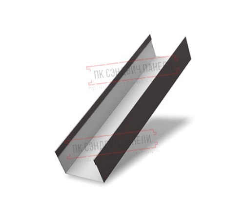 Крышка 45х20 жалюзи Texas 0,5 Quarzit с пленкой RR 32 темно-коричневый