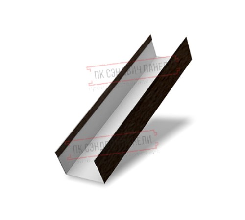 Крышка 45х20 жалюзи Texas 0,45 Print Elite Coffee Wood