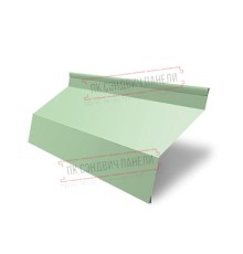 Ламель жалюзи Milan new 0,45 PE с пленкой RAL 6019 бело-зеленый