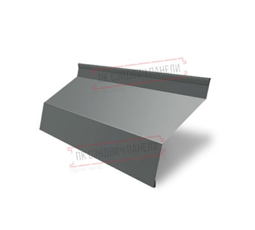 Ламель жалюзи Milan 0,45 PE с пленкой RAL 7005 мышино-серый