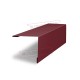 Планка завершающая 50х50 жалюзи Milan 0,5 Atlas с пленкой RAL 3005 красное вино