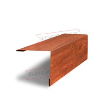 Планка завершающая 50х50 жалюзи Milan 0,45 Print Premium Cherry Wood