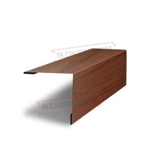 Планка завершающая 50х50 жалюзи Milan 0,45 Print Premium Rowan