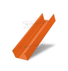 Стойка жалюзи Milan,Tokyo 0,45 PE с пленкой RAL 2004 оранжевый