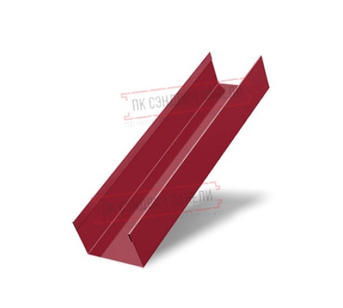 Стойка жалюзи Milan,Tokyo 0,45 PE с пленкой RAL 3003 рубиново-красный