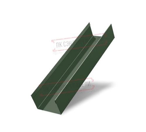 Стойка жалюзи Milan,Tokyo 0,5 Velur RAL 6020 хромовая зелень