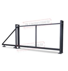 Ворота Жалюзи 1,68х3,6 RAL 7024 без заполнения