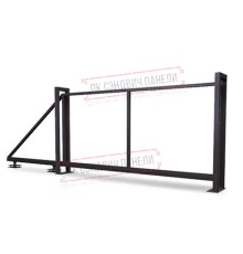 Ворота откатные Жалюзи 2,0х3,5 RR 32 без заполнения