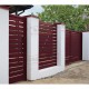 Калитка Жалюзи Texas 2,0х1 RAL 3005 без заполнения (ламель125 мм)