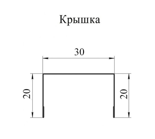 Крышка 30х20 жалюзи Texas 0,7 PE с пленкой RAL 9003 сигнальный белый