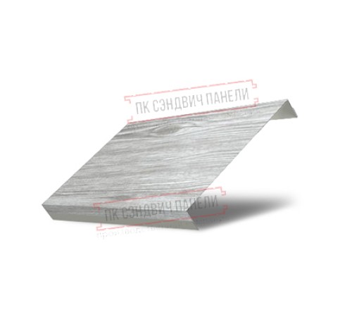 Ламель обратная 150 жалюзи Texas 0,45 Print Elite Snow Wood