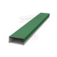 Крепежная планка верхняя Texas 0,45 PE с пленкой RAL 6002 лиственно-зеленый