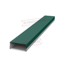 Крепежная планка верхняя Texas 0,45 PE с пленкой RAL 6005 зеленый мох
