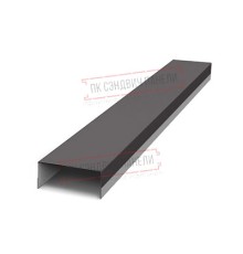 Крепежная планка верхняя Texas 0,5 Quarzit с пленкой RR 32 темно-коричневый