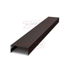 Крепежная планка нижняя Texas 0,45 Print Elite Coffee Wood