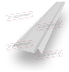 Декоративная планка М - 60х20, ПЭ, Ral 9003 - 0,35мм