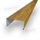 Декоративная планка П - 60х30, Золотой Дуб - 0,45мм