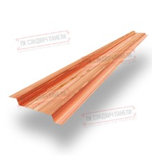 Забор-жалюзи Z 46х146 мм, Кедр - 0,45мм