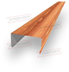 Декоративная планка П - 46х37, Кедр - 0,45мм