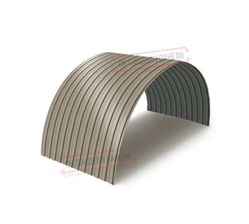 Профнастил МП10ПГ-0.7, Ширина-1100, Полиэстер RAL1035